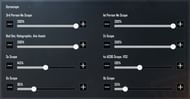 Gyroscope settings